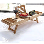 Expandable Bamboo Bathtub/ Caddy Tray with Stands