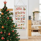DIY adventi naptár textilből, 24 zsebbel karácsonyra - Fioriscas