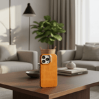 Premium Genuine Leather MagSafe iPhone Case with Oil-Wax Coating - Fioriscas