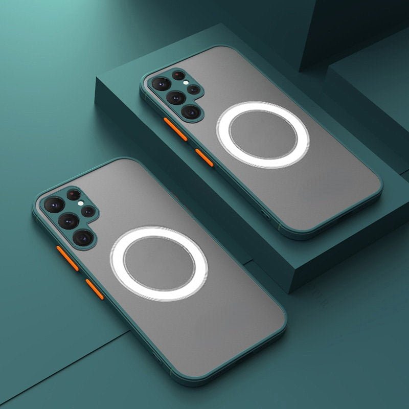 Kestävä magneettinen suojakotelo Samsung-älypuhelimille - Fioriscas