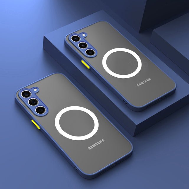 Kestävä magneettinen suojakotelo Samsung-älypuhelimille - Fioriscas