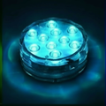 Vodotěsné ponorné LED světlo do bazénu s dálkovým ovládáním, RGB
