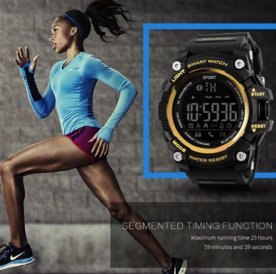 Smartwatch fitness Varek con monitoraggio quotidiano dell’attività e della salute