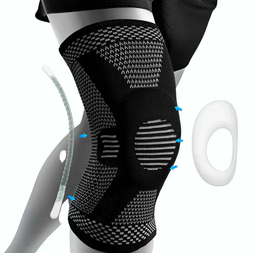 Active Knee Compression Sleeve For All Day Fast Relief And Support | Fioriscas