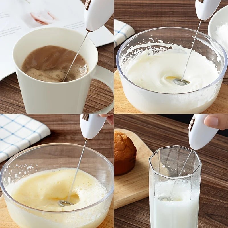 Mini schiumalatte a batteria per una schiumatura rapida - Fioriscas