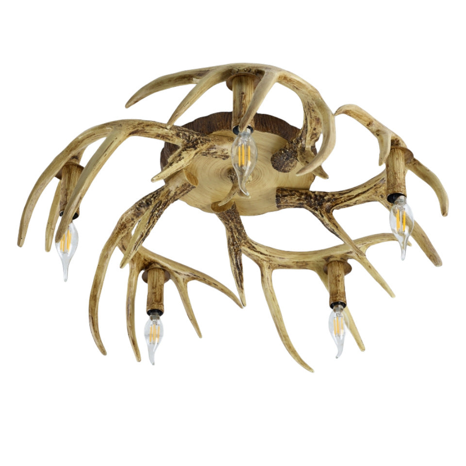 Silva LED Hanglamp/Opbouw Plafondlamp Hars Metaal Slaapkamer | Fioriscas