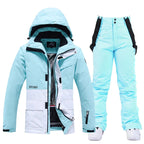 FrostPeak-Skioverall mit Kapuze, wasserdichter einteiliger Schneeanzug für den Wintersport