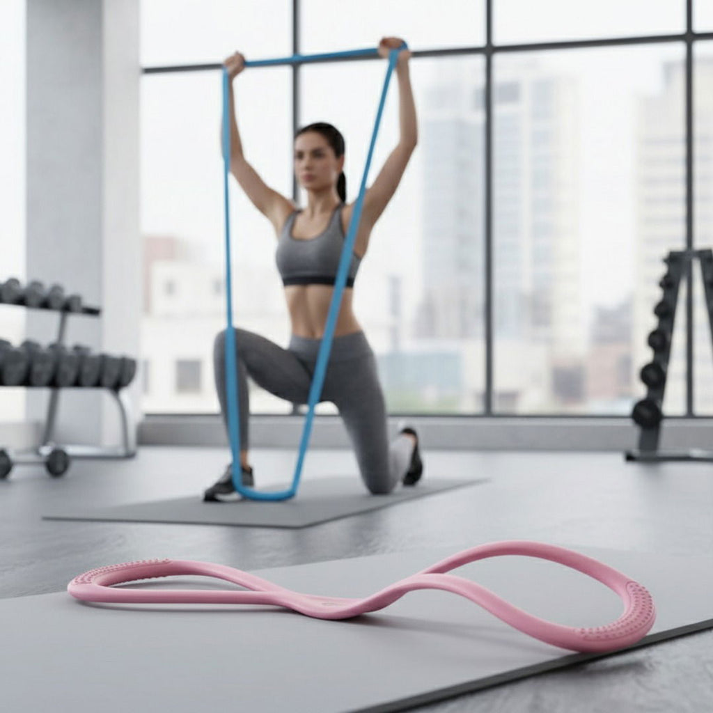 גומיית התנגדות קומפקטית FlexPulse לאימון יומי יעיל בן 10 דקות בבית | Fioriscas