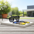 Ochelari de soare șase într-unul pentru bărbați și femei, cu protecție UV400 | Fioriscas