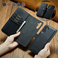 2 in 1 removable flip leather case for Samsung Galaxy