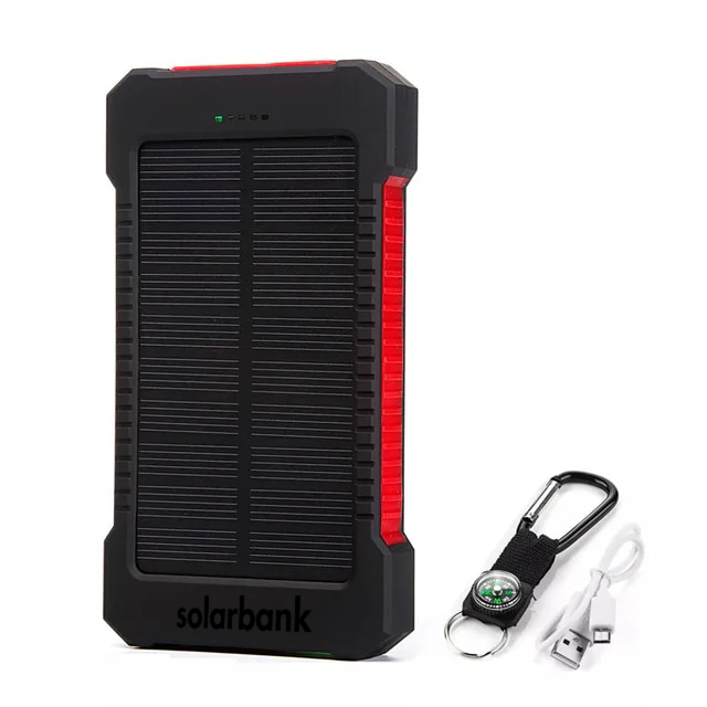 Solární powerbanka SolarPulse 20000mAh s LED svítilnou