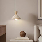 Ritta Travertijn Hanglamp Hoedvorm | Fioriscas