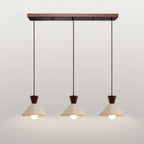 Ritta Travertine Pendant Lamp Hat Shape - Neutralighting