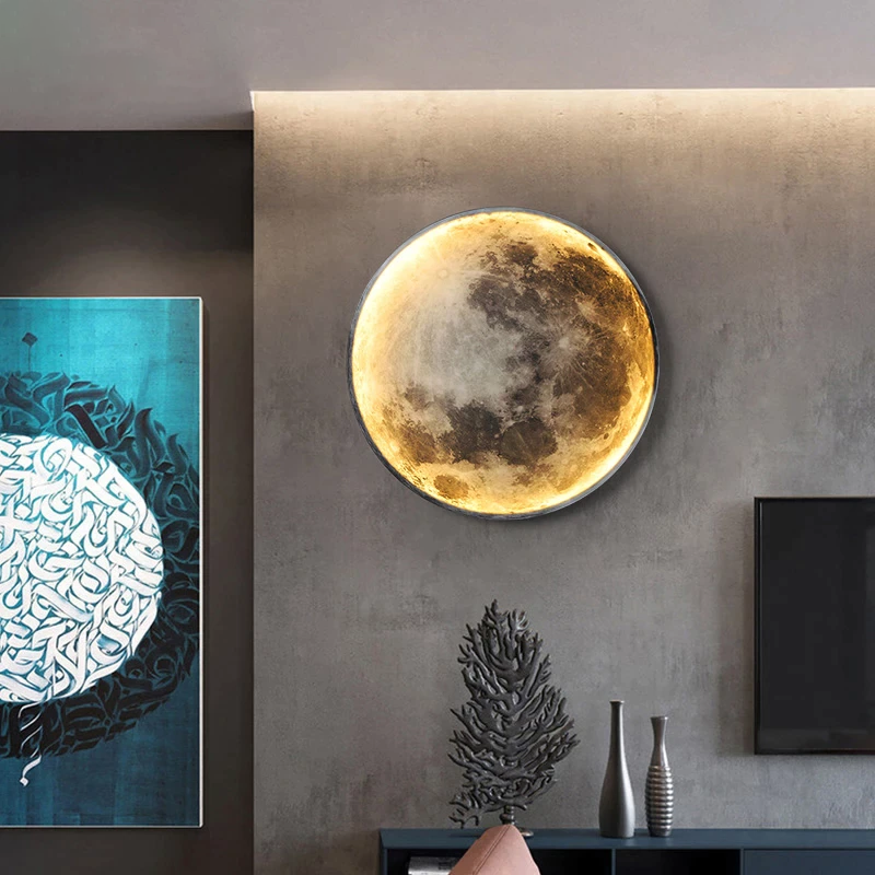 Lampada lunare a LED con dimmer controllabile tramite app, luce soffusa e accogliente per la camera da letto