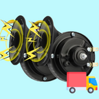 Kit di clacson ad aria compressa RailBlast per camion e auto, suono in stile treno da oltre 150 dB