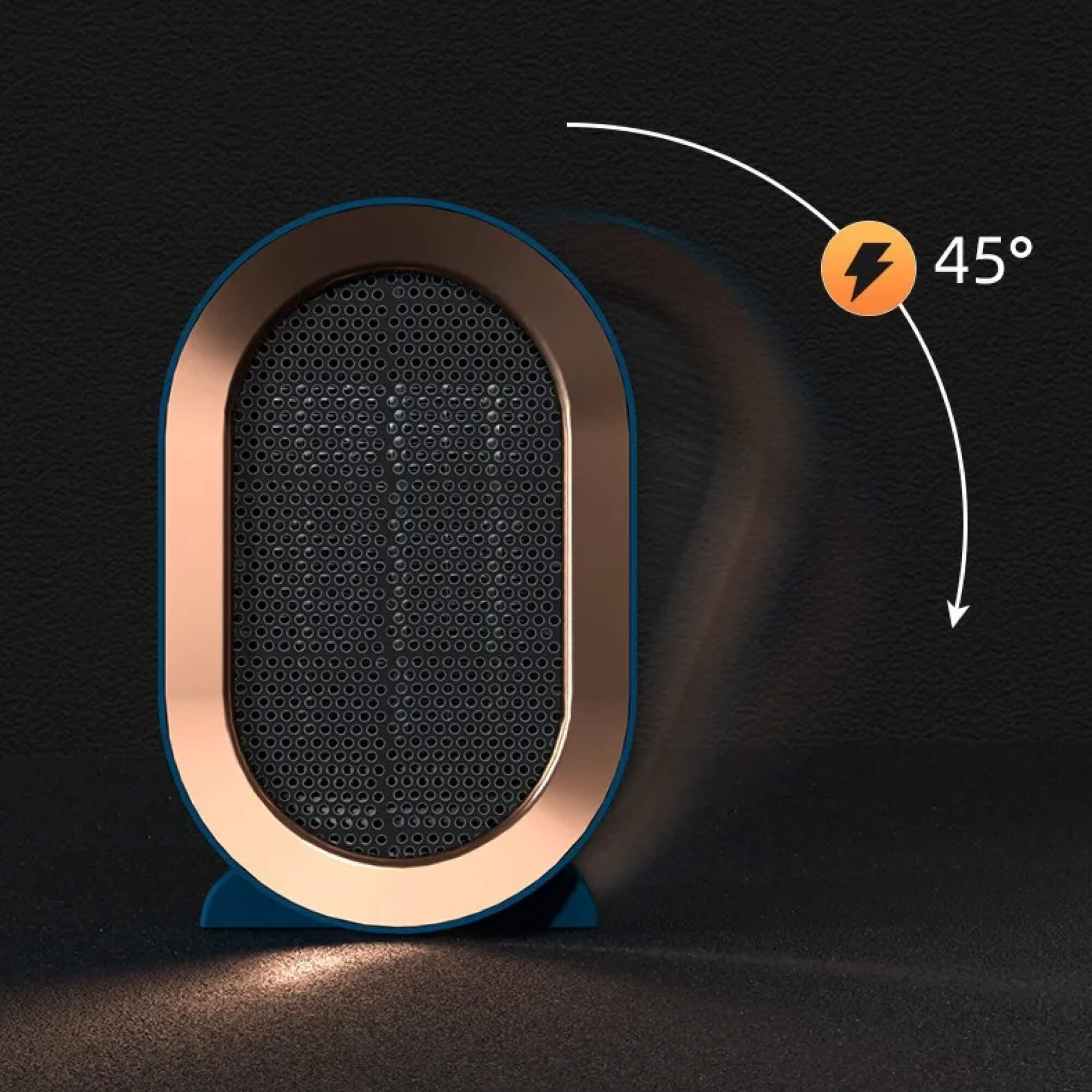 Přenosné keramické topidlo GlacioHeat pro malé místnosti