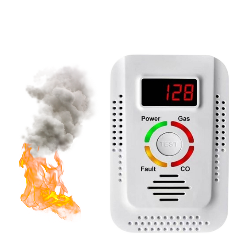 2-in-1 Home Alarm For Gas Leaks, Carbon Monoxide Detection