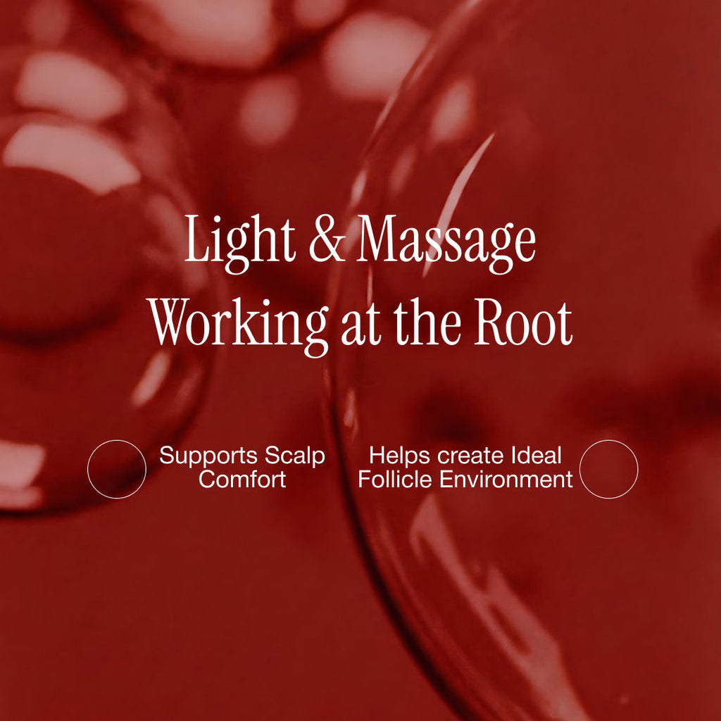 Scalp Massage Tool For Daily Hair Routine With Waterproof 630nm Red LED