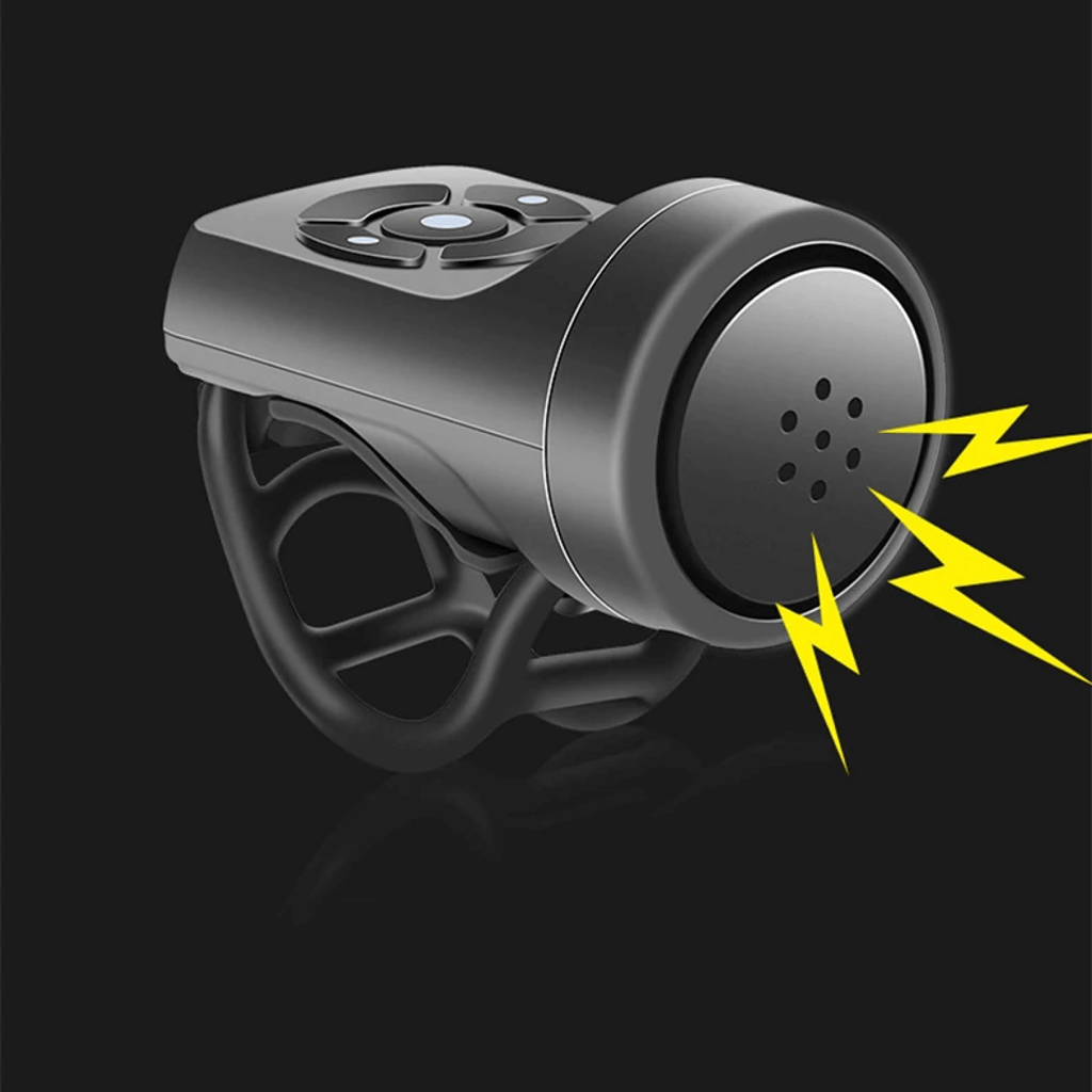 LumaGuard Rechargeable Bike Alarm, 120dB, Four Alert Modes