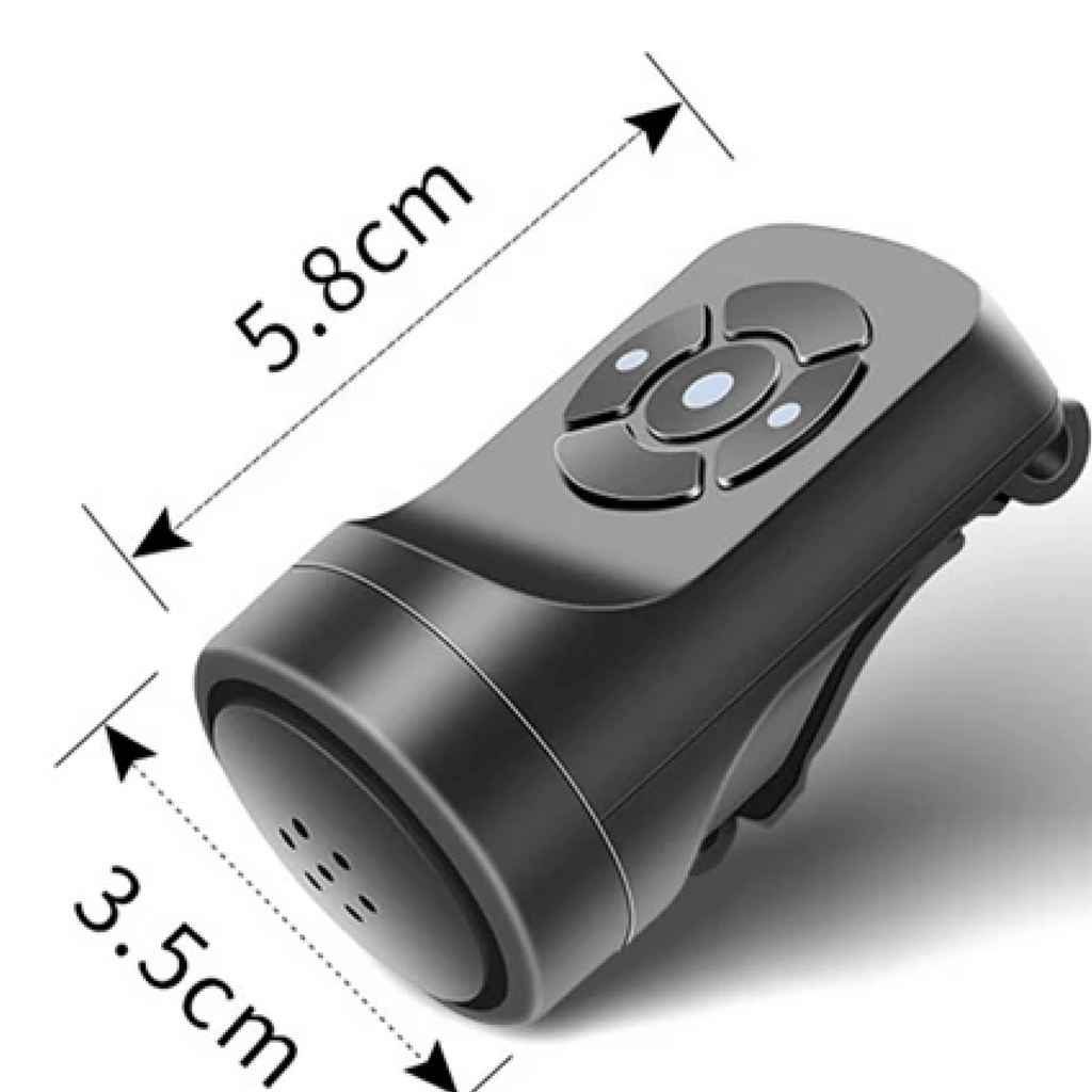 LumaGuard Rechargeable Bike Alarm, 120dB, Four Alert Modes