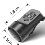 LumaGuard Rechargeable Bike Alarm, 120dB, Four Alert Modes