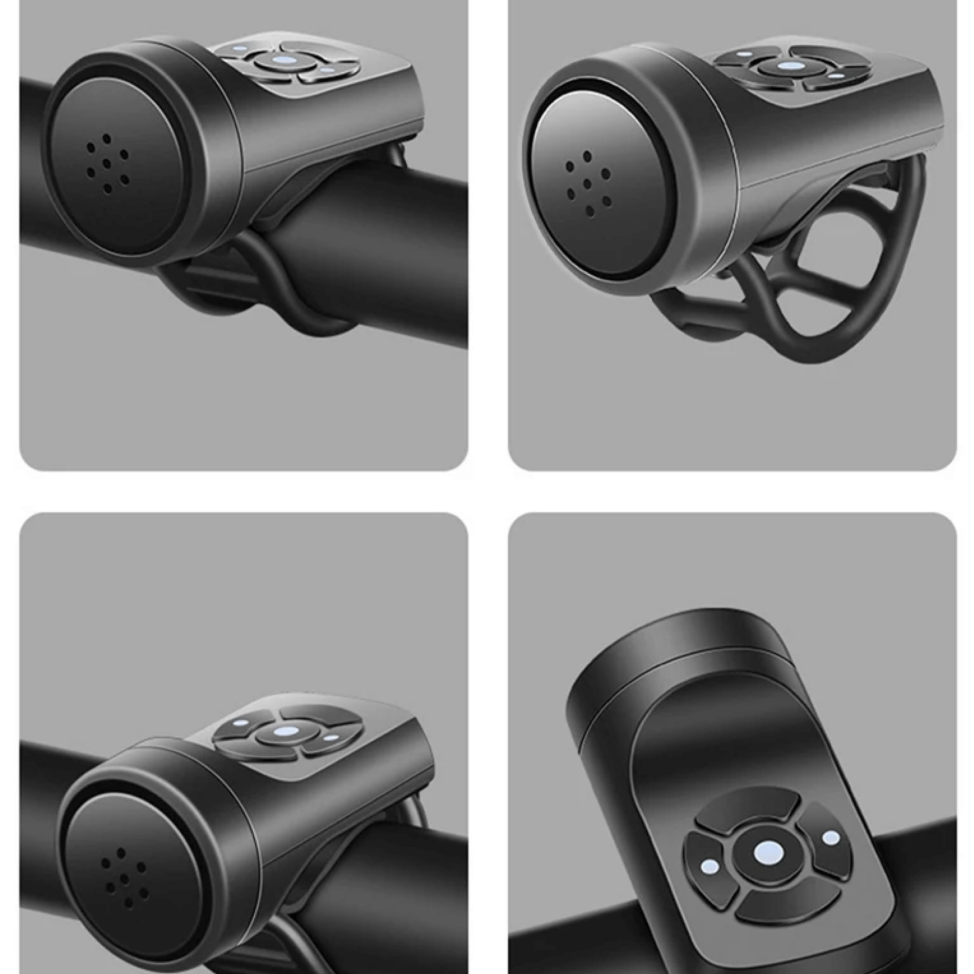 LumaGuard Rechargeable Bike Alarm, 120dB, Four Alert Modes
