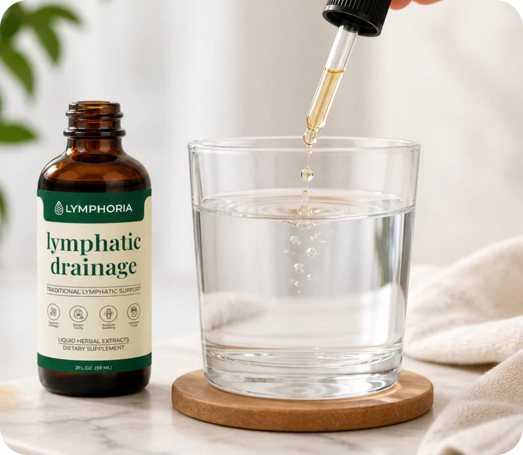 Lymphatic Drainage Herbal Drops with Traditional Botanical Extracts | Fioriscas