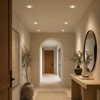 Faretto Floral French Plaster per illuminazione da soffitto incassata