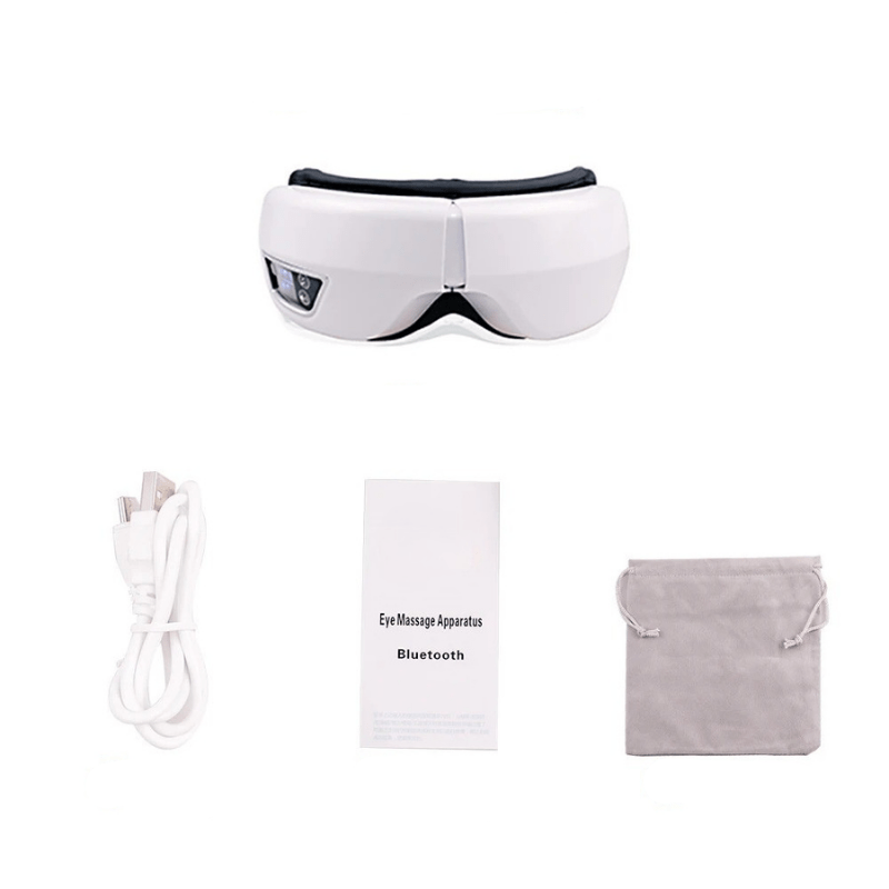 Massagem com pressão de ar, calor e vibração, com Bluetooth e função dobrável - Fioriscas