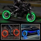 車、自転車、スクーター用のLEDバルブキャップ - Fioriscas