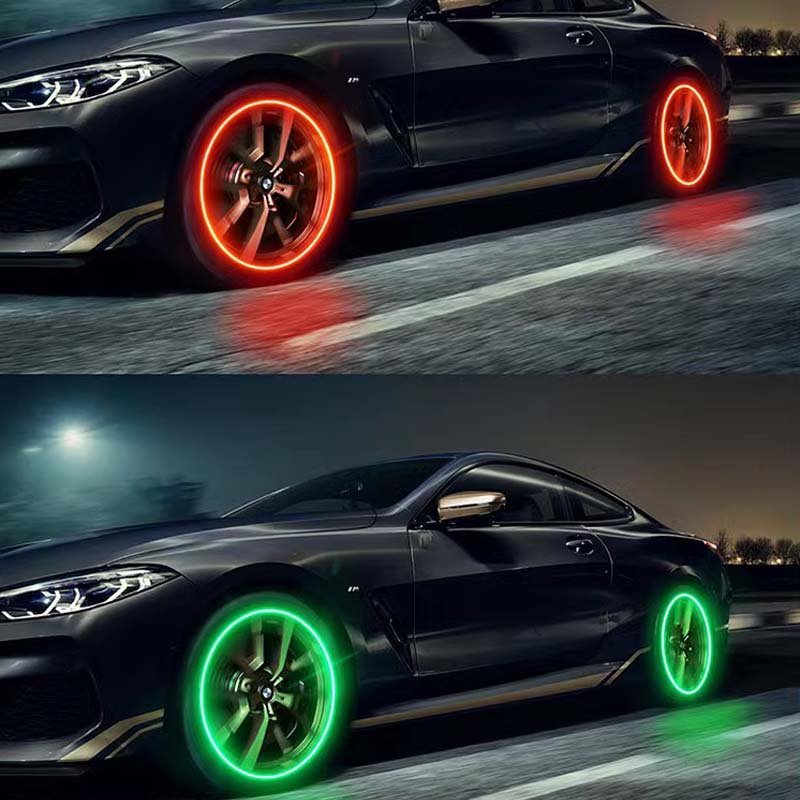 車、自転車、スクーター用のLEDバルブキャップ - Fioriscas