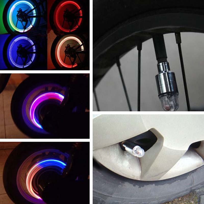 車、自転車、スクーター用のLEDバルブキャップ - Fioriscas