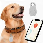 Vandtæt Kirra GPS-tracker til hunde med Apple Find My, uden abonnement