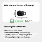 Vandtæt Kirra GPS-tracker til hunde med Apple Find My, uden abonnement