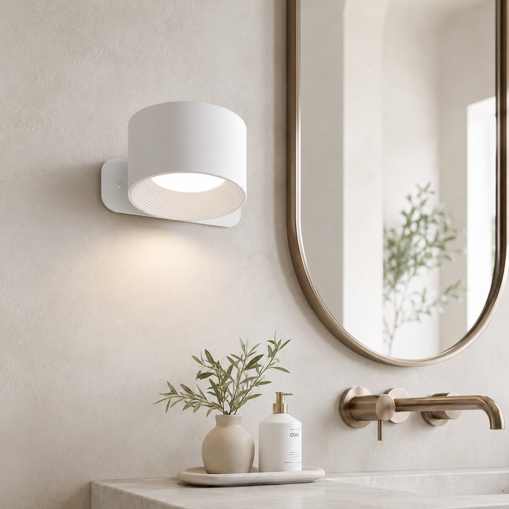 Bezprzewodowa lampa ścienna GlowLine zasilana baterią i ładowaniem USB-C