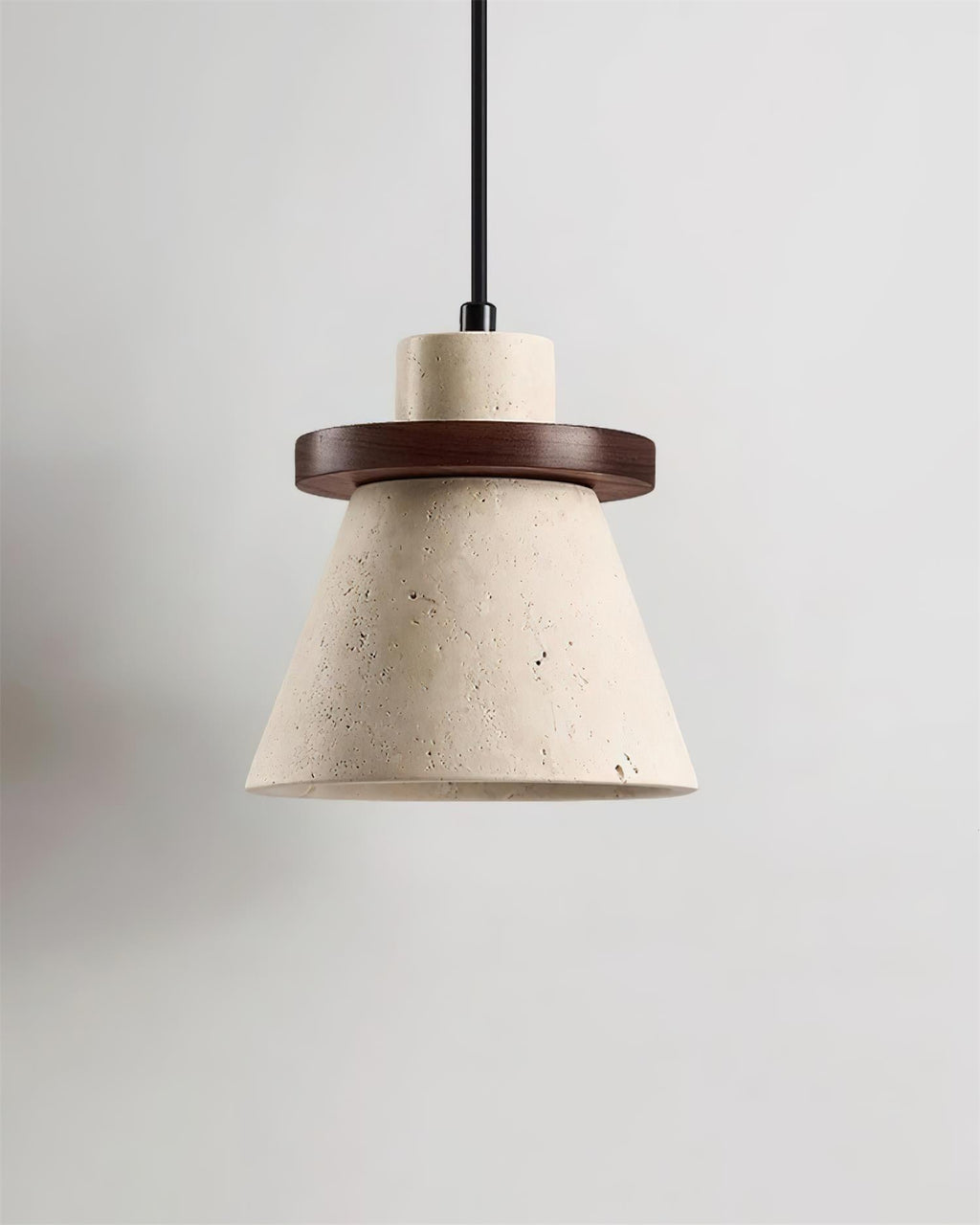 Lampada a sospensione Jovia in travertino | Fioriscas
