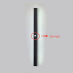 Applique murale noire élégante, luminaire LED Nyx pour murs extérieurs