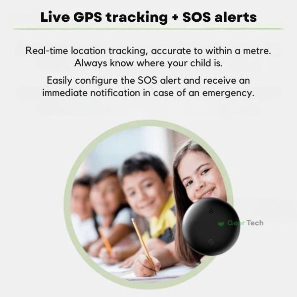 NexaKids vandtæt GPS-tracker til børn – intet abonnement påkrævet