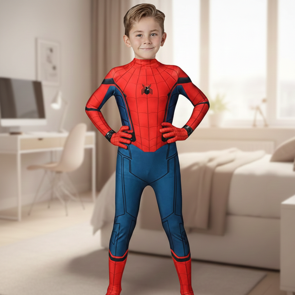 Realistic Superhero Costume for Kids & Adults