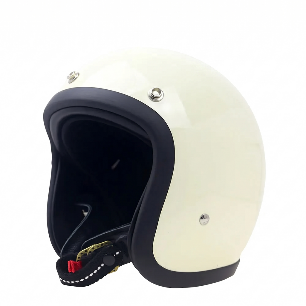 バイク用オープンフェイスハーフヘルメット、ABSシェル、DOTおよびECE認証