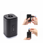 משאבת אוויר קומפקטית נטענת ב-USB עם ניפוח וריקון 2-ב-1 | Fioriscas