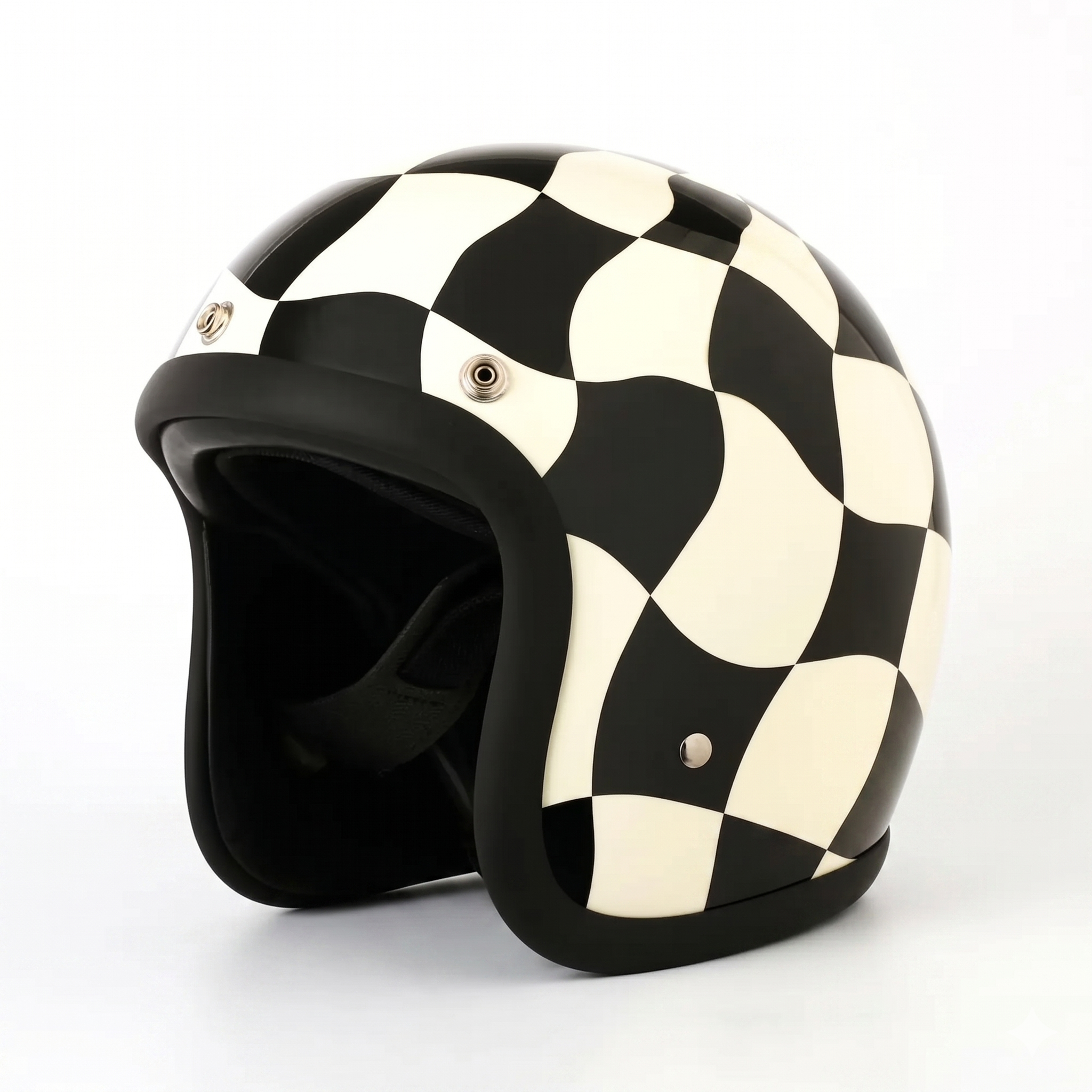バイク用オープンフェイスハーフヘルメット、ABSシェル、DOTおよびECE認証