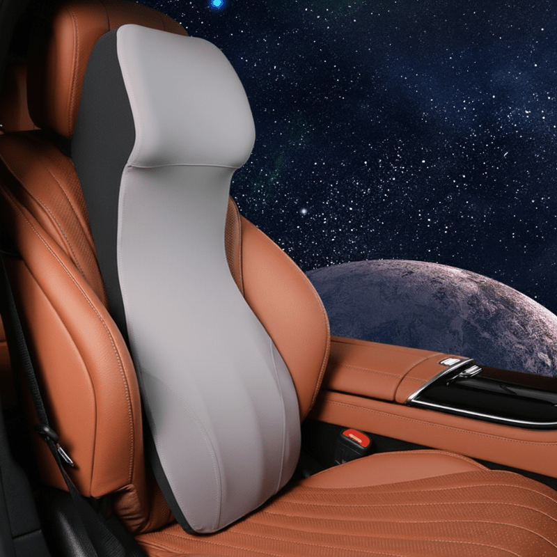 Integrerat nack- och svankstöd i memory foam för bilen - Fioriscas