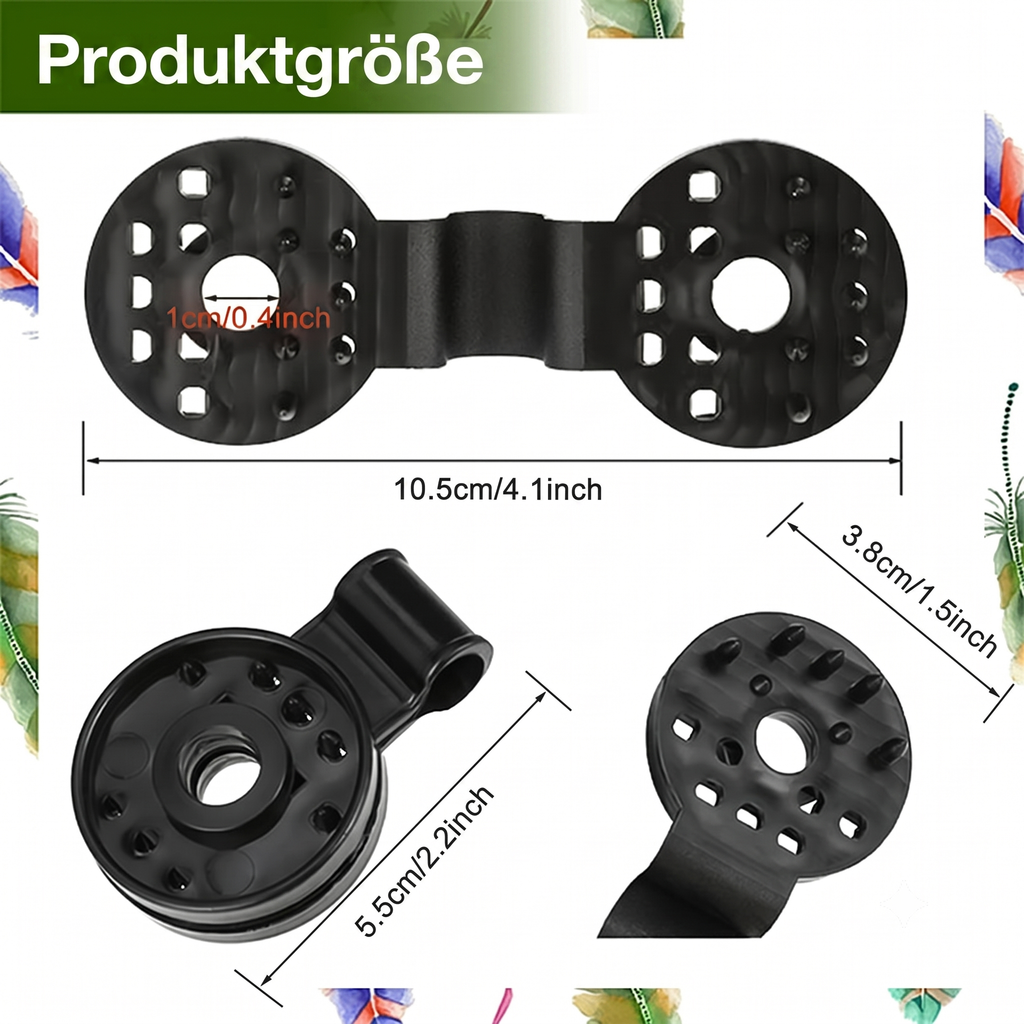 Cleme solide din plastic pentru plase de umbrire, cu instalare ușoară, pentru grădină | Fioriscas