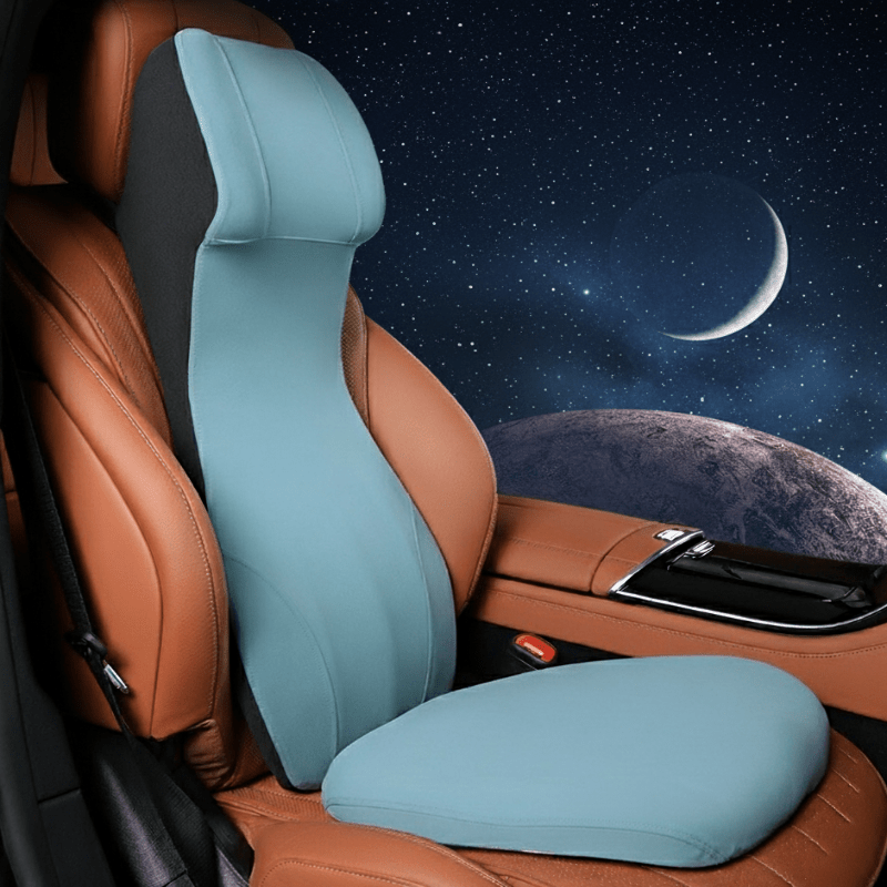 Integrerat nack- och svankstöd i memory foam för bilen - Fioriscas