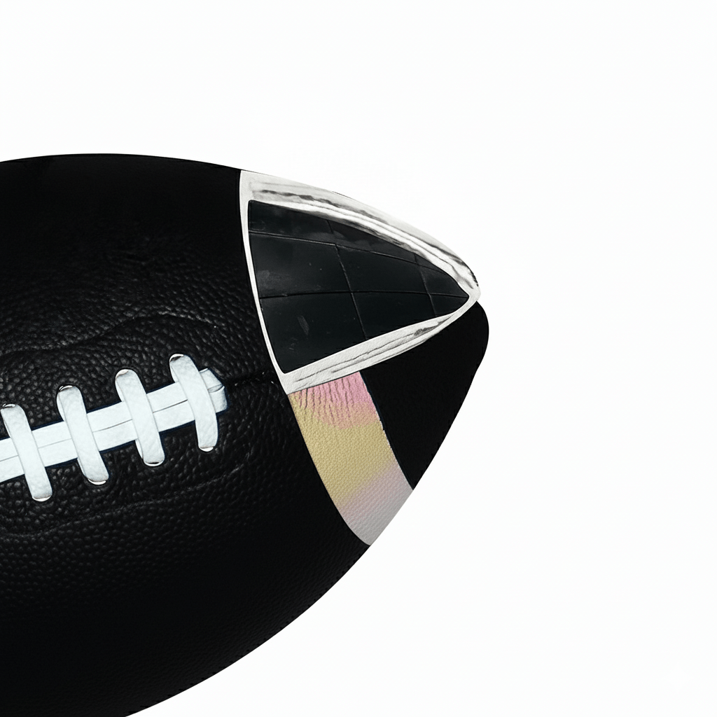 Pallone da rugby ufficiale taglia 9 in pelle PU per allenamento, partita e sport all'aperto - Fioriscas