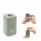 משאבת אוויר קומפקטית נטענת ב-USB עם ניפוח וריקון 2-ב-1 | Fioriscas