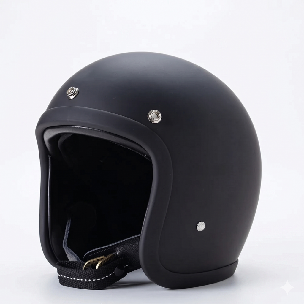 バイク用オープンフェイスハーフヘルメット、ABSシェル、DOTおよびECE認証