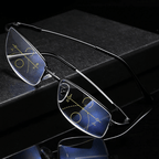 Multi-Zone Progressive Reading Glasses With Photochromic Lenses, Aerisyn