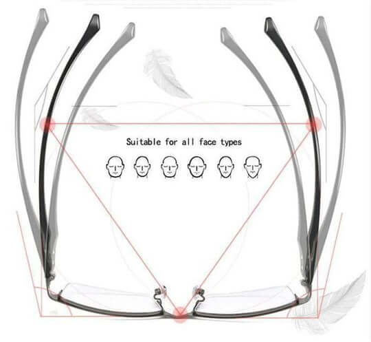 Optivista Multifocal Glasses with Automatic Vision Adjustment and Blue Filter
